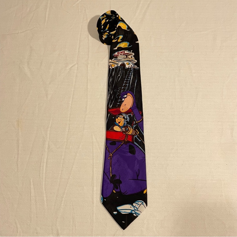 Vintage 1993 Hanna Barbera Flintstones Tie